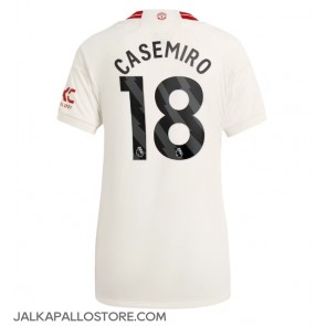 Manchester United Casemiro #18 Kolmaspaita Naisten 2023-24 Lyhythihainen